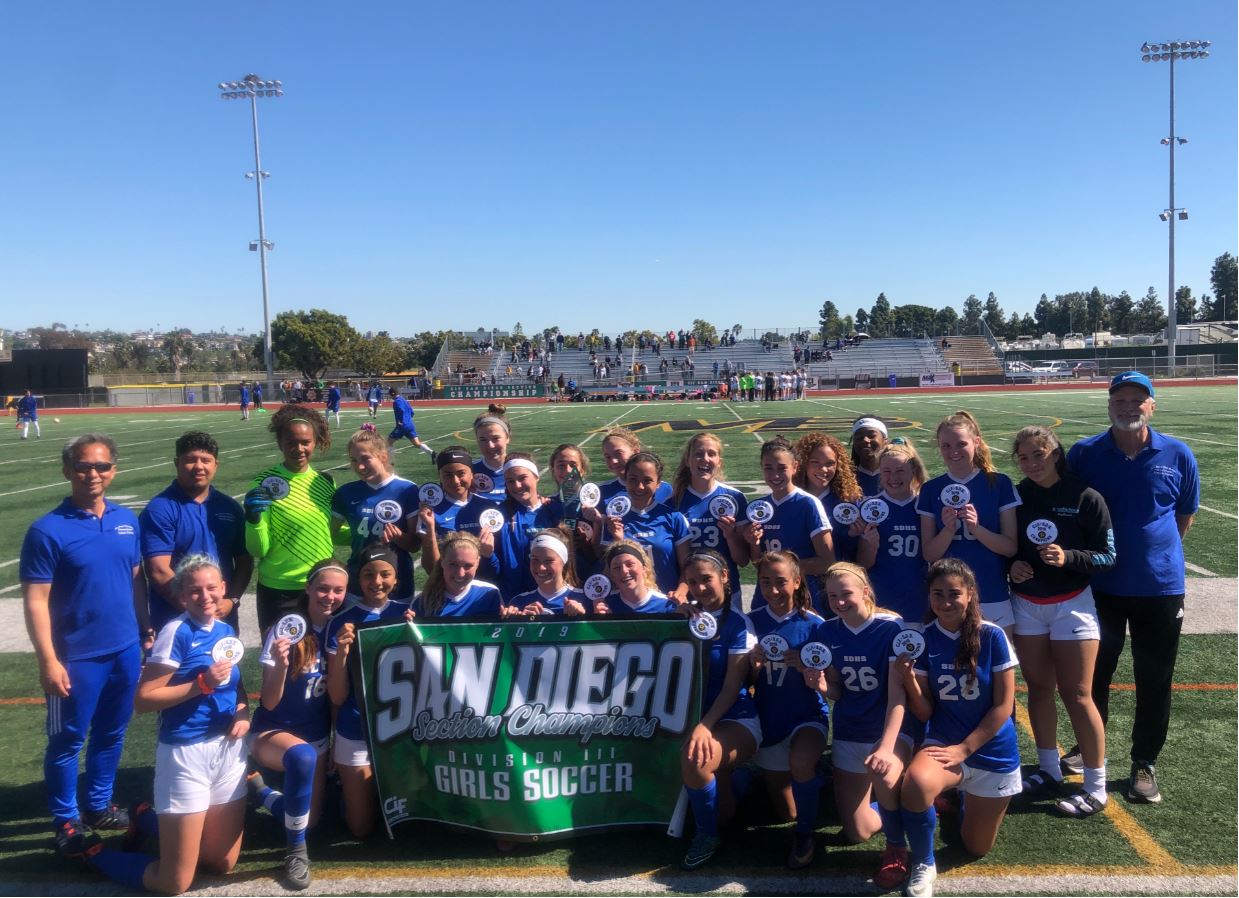 San Diego Girls Soccer CIF Section Champions
